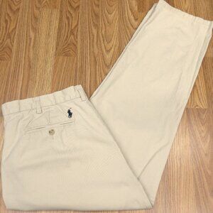 38x30 POLO RALPH LAUREN SUFFIELD REGULAR FIT PANTS 100% COTTON KHAKI 38W x 30L